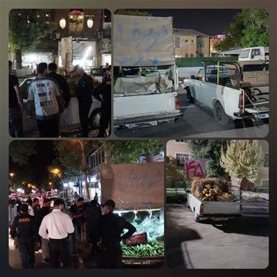 برخورد قاطع با وانت‌بارهای متخلف در نهاوند؛ توقیف خودروهای سدكننده معابر آغاز شد