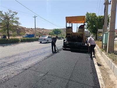 خدمتی دیگر  روكش كامل آسفالت بلوار امام حسین ع