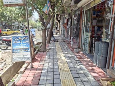 تداوم نهضت پیاده‌روسازی در نهاوند؛ چهره معابر اصلی شهر درحال نوسازی