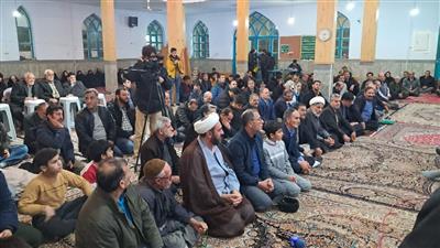 🔹دیدار مردمی مسئولین با مردم شهرك شهید حیدری