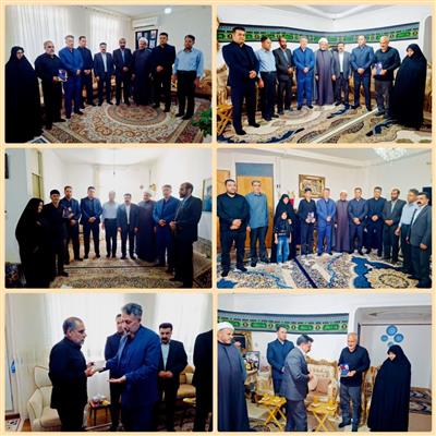 دیدار شهردار و اعضای شورای اسلامی شهر نهاوند با خانواده شهدای گرانقدر «جنگ دوازده‌روزه» و «رمضان»